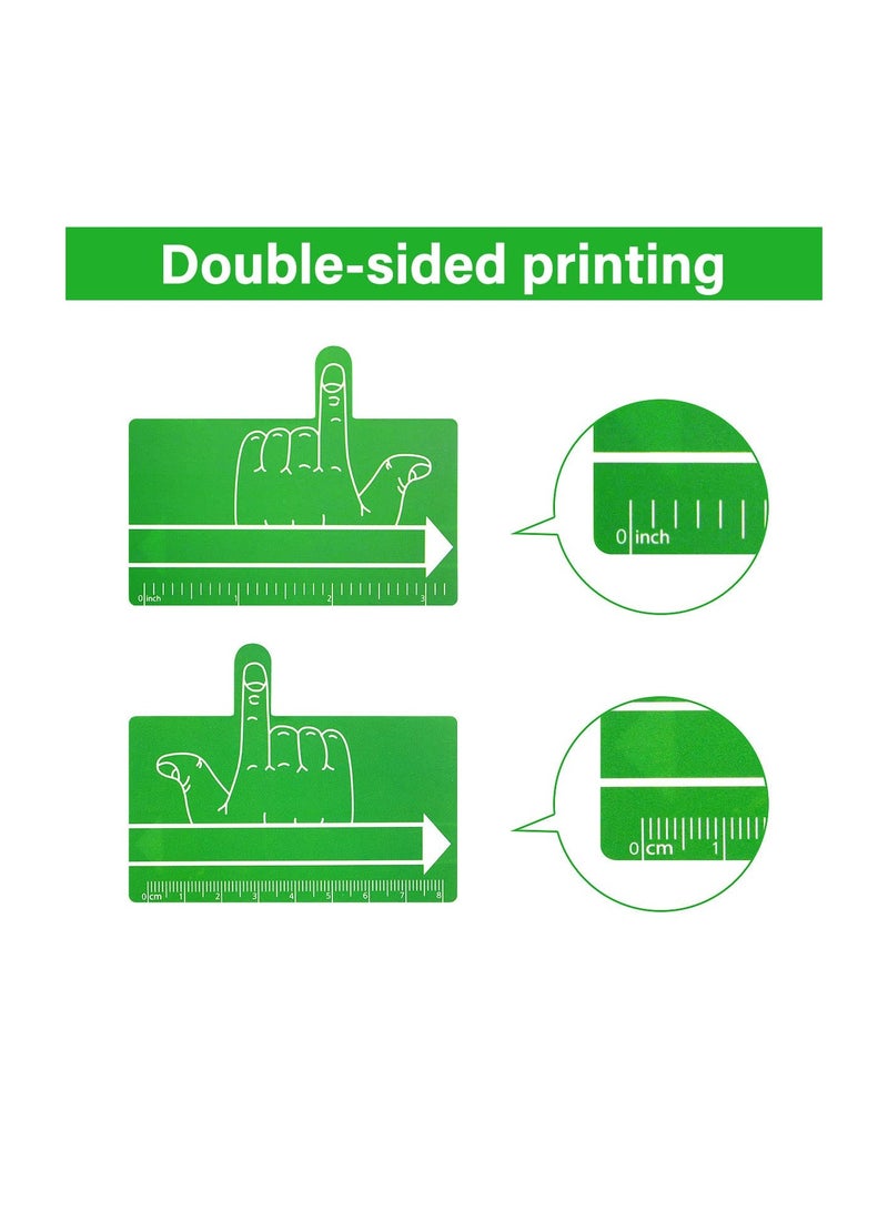 Zikra Kids Finger Spacers with Guided Reading Strips, One Finger Spacer Colorful Writing Sheets Reading Aid, Handwriting Tool Writing Spacers for Kids, Home School Classroom Supplies, in 8 Colors(24Pcs) - Image 4