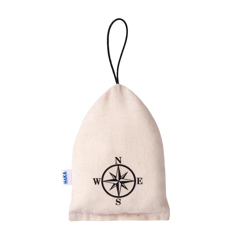 Haka Camphor Pouch –100% Pure Camphor | Multipurpose Natural Chemical Free Air Freshener for Car, Wardrobe, Bathroom & Room | Eco-Friendly Aroma Bag (Compass X 3, Natural) - Image 3