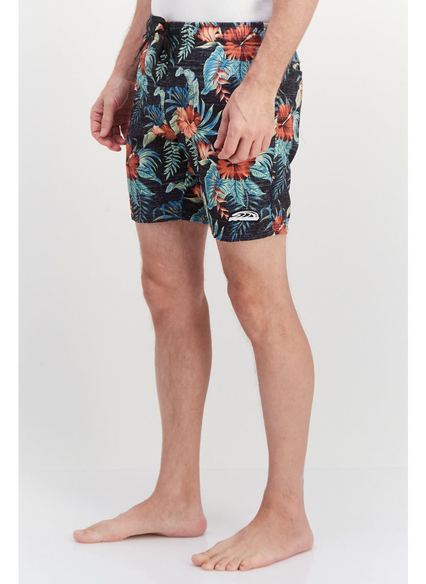 Men Drawstring All Over Printed Board Shorts, Black - pzsku/ZD6BA9F8C4DDC59A0D8E3Z/45/_/1739801734/68009b31-52de-4e05-b822-15bdae683626