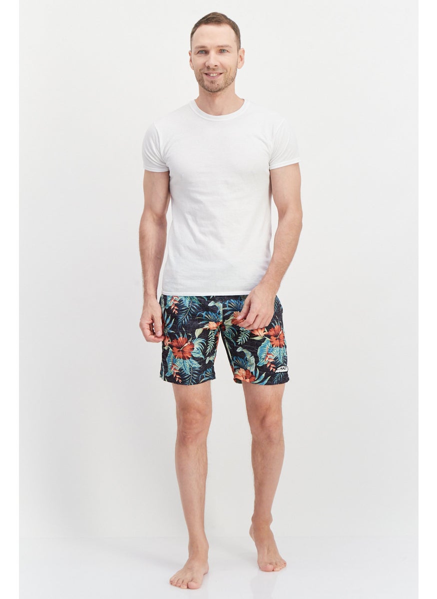 Men Drawstring All Over Printed Board Shorts, Black - pzsku/ZD6BA9F8C4DDC59A0D8E3Z/45/_/1739801740/935c7929-e103-46bd-a2b9-77c19610296e