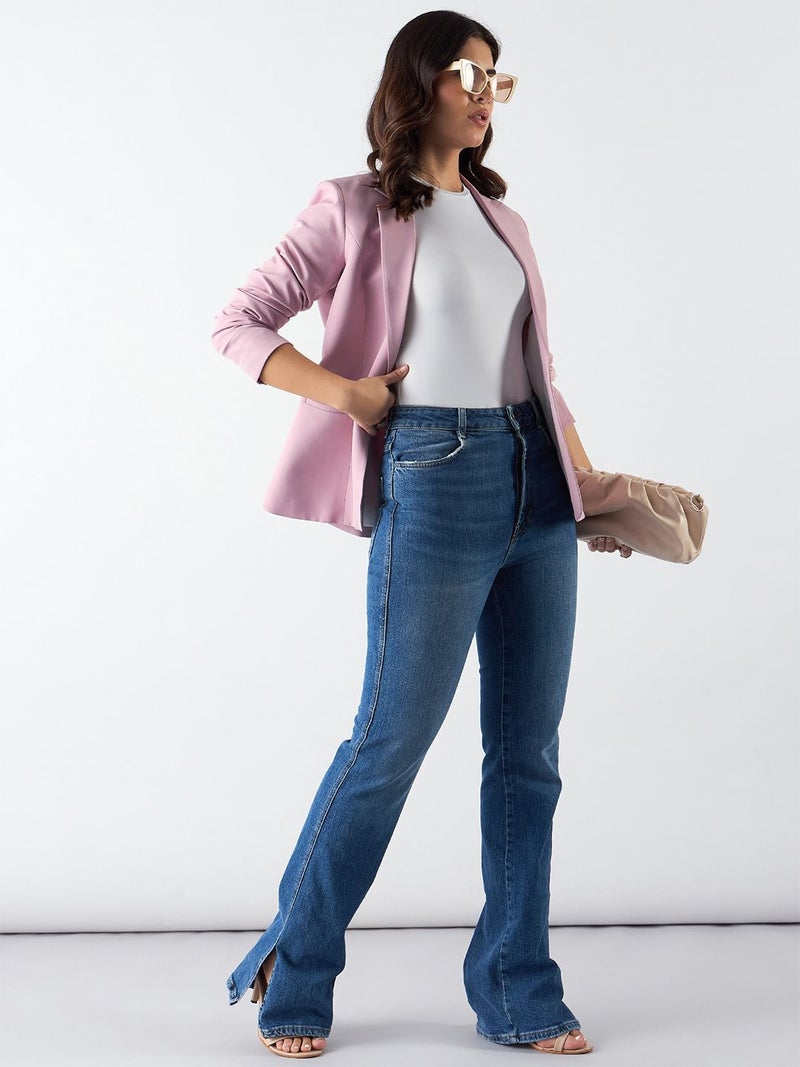 Powersutra Pink Blazer for Women - Image 1