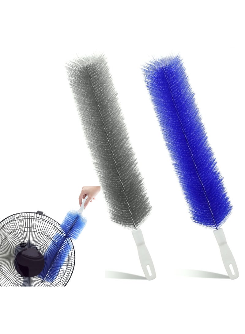 BenQuand 2 Pcs Fan Cleaning Brush Bendable Cobweb Duster - Microfiber Head, Washable - Ideal for Ceiling Fan Blades, Air Vents, Curtains, Cars - Reusable Dust Remover - Image 1