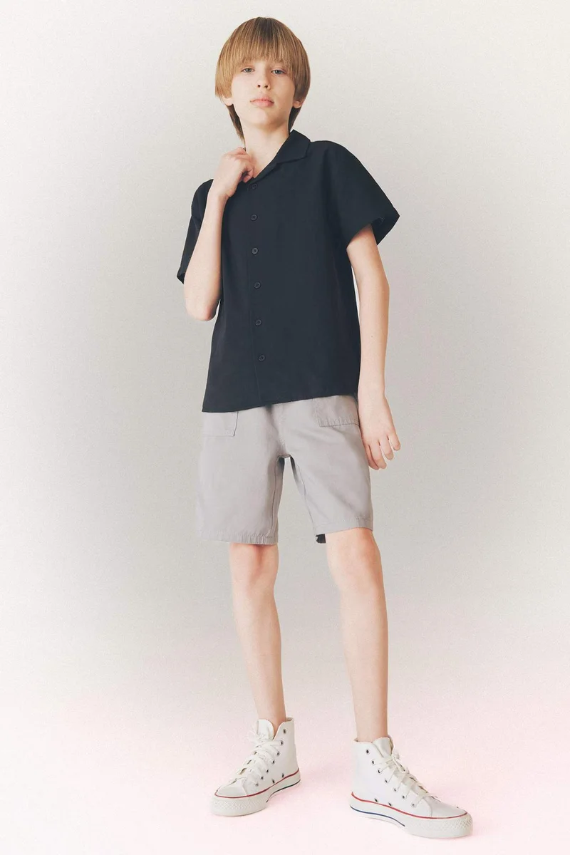 DeFacto Boy Regular Fit Gabardine Shorts