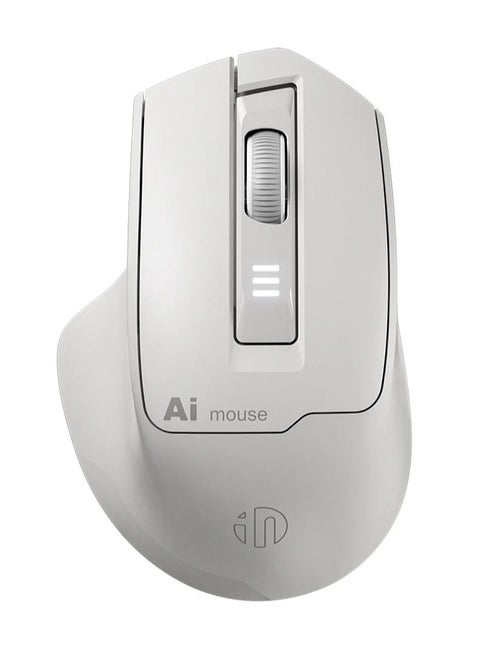 S6 Voice Control Mouse, Multi-Connection, Rechargeable, 2400DPI Precision, 2.4G Wireless and Bluetooth 5.0 Connection, 400WPM Typing, Silent Operation, Smart Search - Seamless and Efficient Navigation and Command