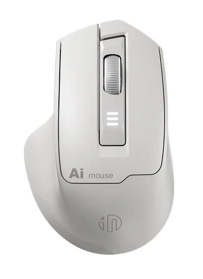 inphic - S6 Voice Control Mouse, Multi-Connection, Rechargeable, 2400DPI Precision, 2.4G Wireless and Bluetooth 5.0 Connection, 400WPM Typing, Silent Operation, Smart Search - Seamless and Efficient Navigation and Command - Image 1