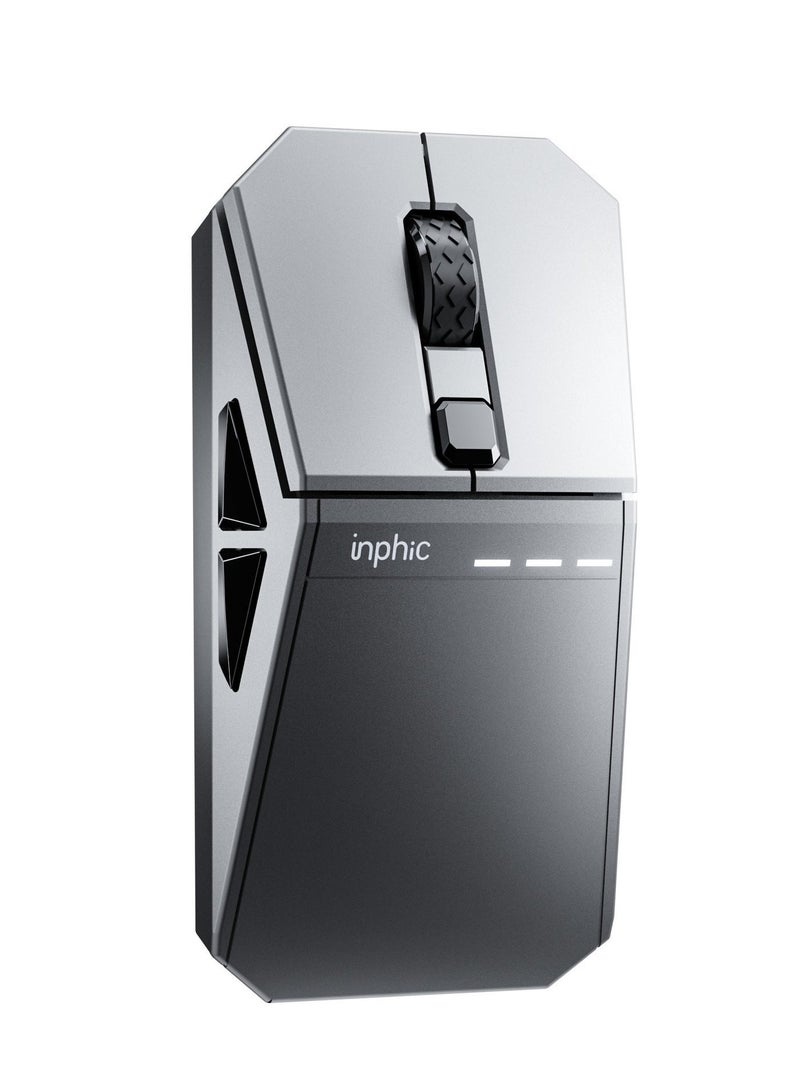inphic ماوس صوتي S6 ماوس بلوتوث لاسلكي شحن صامت تحكم صوتي ذكي كتابة الذكاء الاصطناعي مكتب منزلي - Image 2