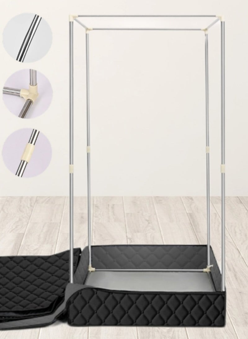 XiuWoo Sauna, Portable Sauna, Home Sauna with 3.0L Steam Generator, With Remote Control ,Foldable Chair, Home Sauna Tent for Gym, Yoga, Pilates, Hot Tu - Image 5