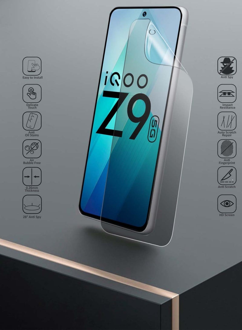 Yesido Vivo iQOO Z9 5G 2024 Yesido Premium Hydrogel Film Thin and Flexible Screen Protector (MSHFMN) - Clear - Image 2