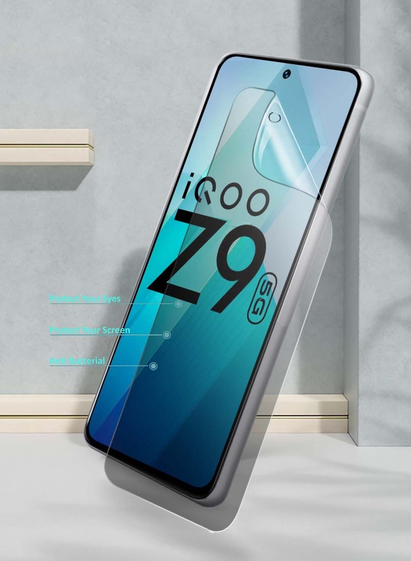 Yesido Vivo iQOO Z9 5G 2024 Yesido Premium Hydrogel Film Thin and Flexible Screen Protector (MSHFMN) - Clear - Image 3