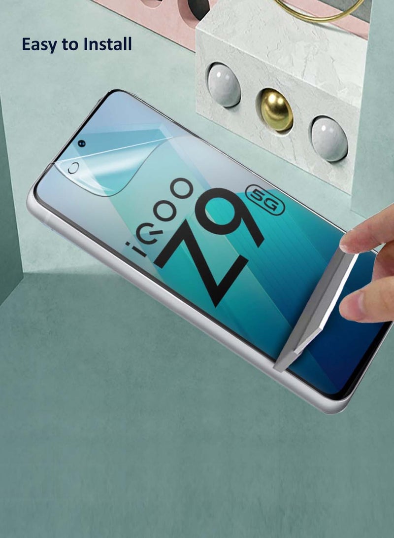 Yesido Vivo iQOO Z9 5G 2024 Yesido Premium Hydrogel Film Thin and Flexible Screen Protector (MSHFMN) - Clear - Image 4
