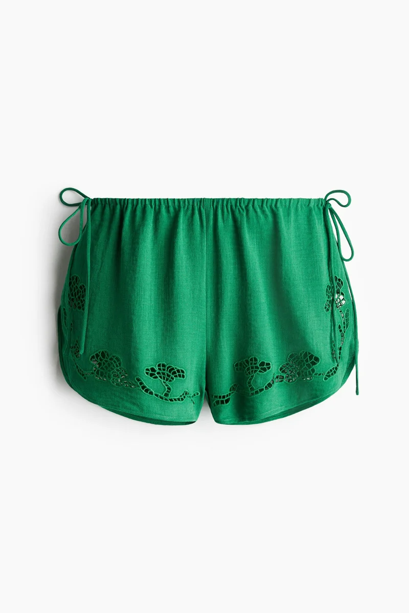 H&M Broderie anglaise beach shorts