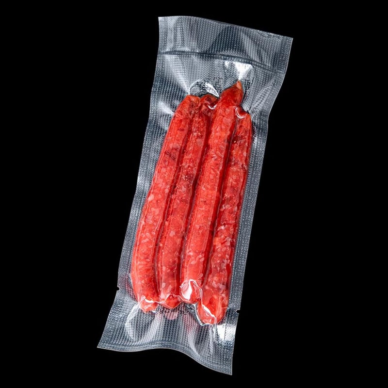 MITOB Clear Vacuum Bags for Food Saver Flat Open Top Embossed Vacuum Sealer Bag Food Storage Packaging Pouch with Tear Notch (100, 2.36x9.84 inch) - Image 4