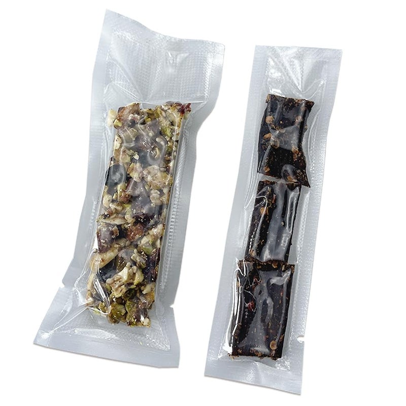 MITOB Clear Vacuum Bags for Food Saver Flat Open Top Embossed Vacuum Sealer Bag Food Storage Packaging Pouch with Tear Notch (100, 2.36x9.84 inch) - Image 2