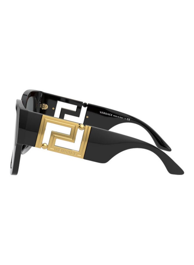 VERSACE Women UV Protected Oversized Sunglasses - Image 3
