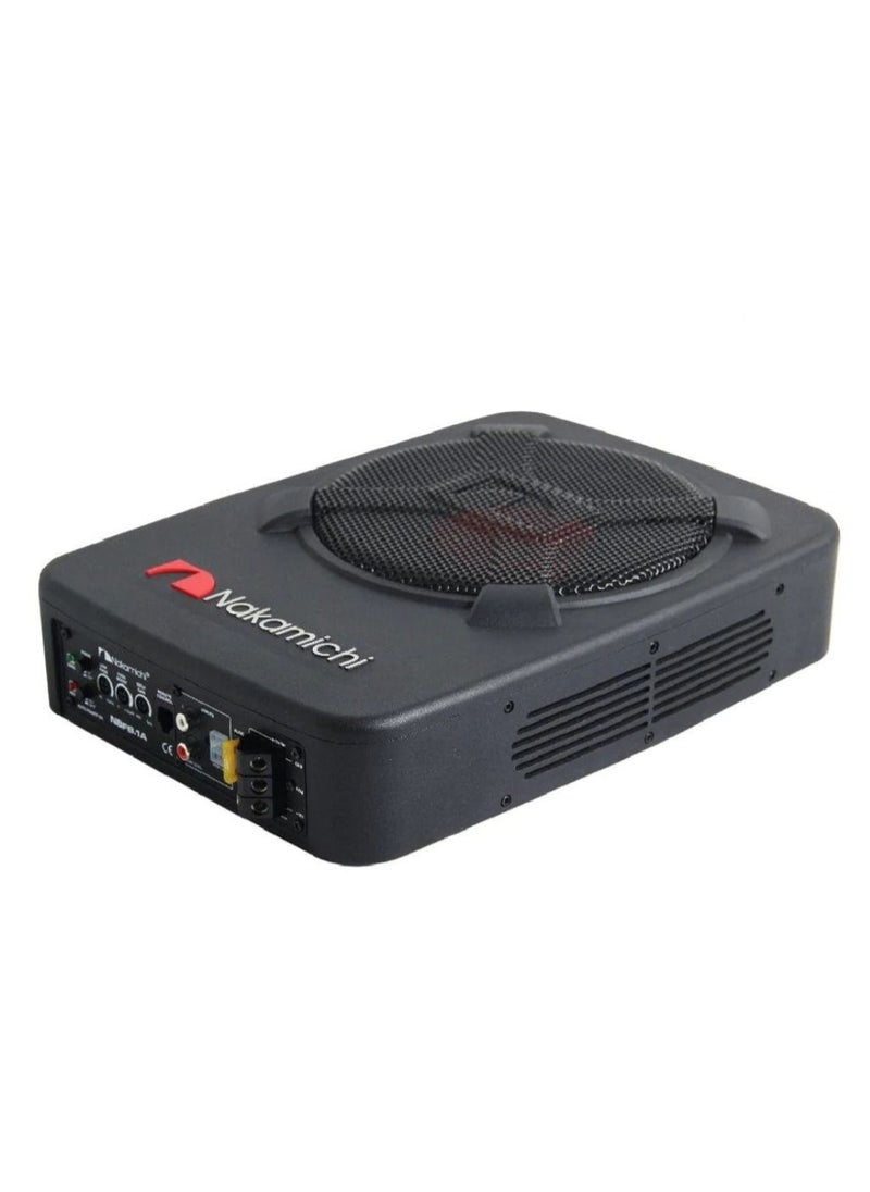 NAKAMICHI - Nakamichi Underseat Subwoofer NBF8.1 1200W Powerful Active Subwoofer 8 Inch 120RMS - Image 1