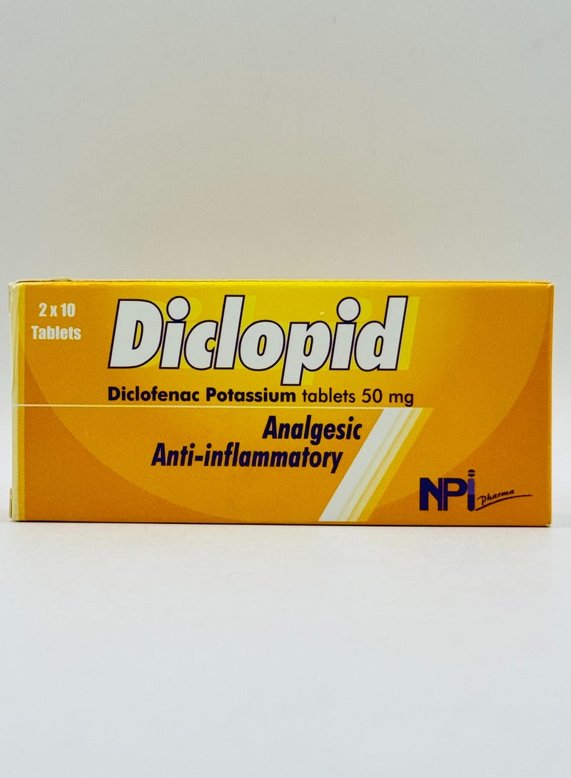 Diclopid 50Mg 20S Tab