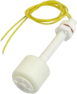 uxcell Uxcell Liquid Water Level Sensor Vertical Plastic Floating Switch, Black with Yellow  - Image 1