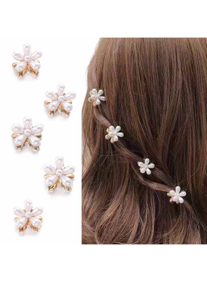 صن بيرد إكسسوارات شعر على الطراز الكوري من SUNBIRD، مشابك شعر على شكل تمساح، مجموعة مشابك شعر للبنات الصغيرات والمراهقات والأطفال الصغار، (7 قطع، مخلب لؤلؤي من ديزي) - Image 1