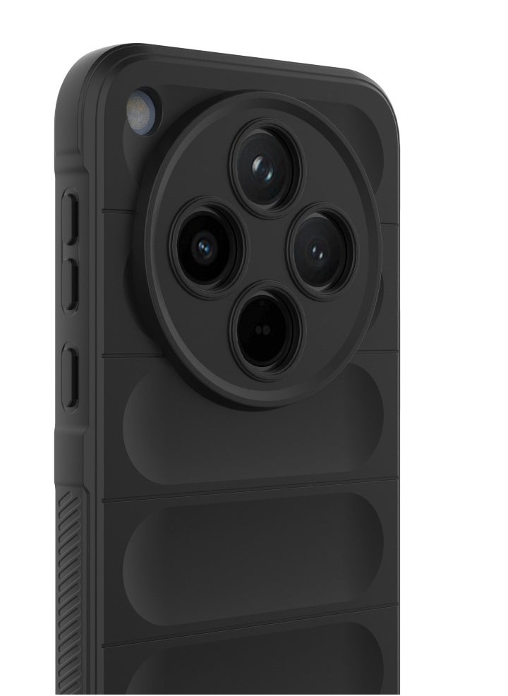 Generic - Oppo Find X8  - Original Magic Shield Shock-Resistant Case Cover with Ultra Protection and Soft Padded Interior (Black) - Image 1