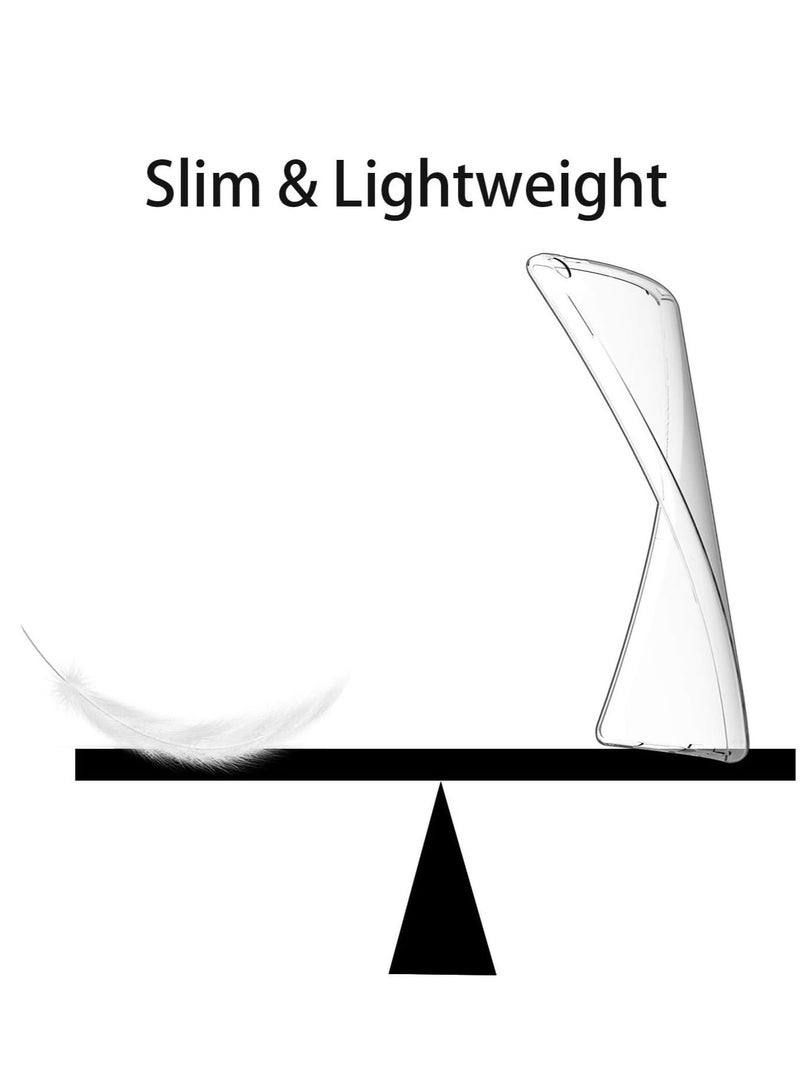 راكسوم جراب شفاف لجهاز iPad 10.2 بوصة الجيل التاسع 2021 / iPad الجيل الثامن 2020 / iPad الجيل السابع 10.2 بوصة 2019، غطاء خلفي نحيف ناعم وخفيف الوزن من مادة TPU لجهاز iPad 9/8/7 10.2 بوصة - Image 3