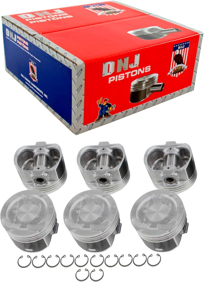 DNJ P952 Piston Set for Lexus and Toyota 3.0L DOHC L6 Engines - Image 1