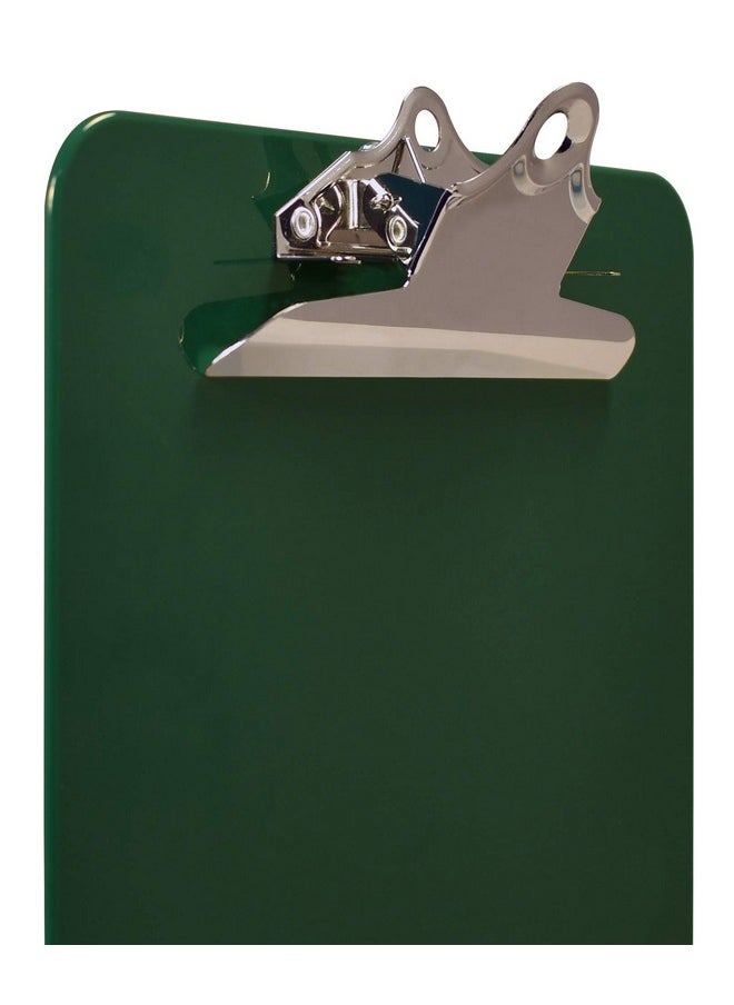 Better Office Products - Green Plastic Clipboards 12 Pack Durable 12.5 X 9 Inch Standard Metal Clip Green Set Of 12 - Image 1