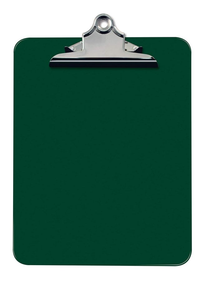 Better Office Products - Green Plastic Clipboards 12 Pack Durable 12.5 X 9 Inch Standard Metal Clip Green Set Of 12 - Image 1