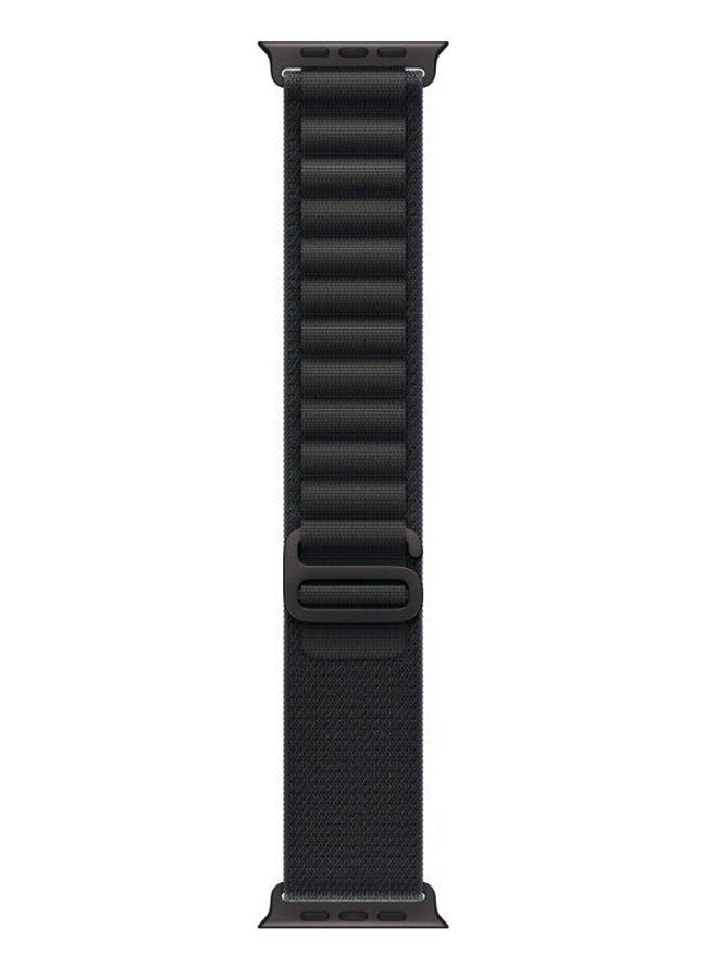 Apple 49mm Black Alpine Loop Medium Black Titanium Finish Black Titanium - Image 1