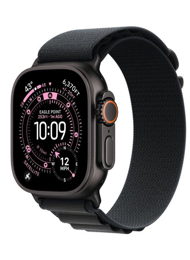 Apple 49mm Black Alpine Loop Medium Black Titanium Finish Black Titanium - Image 2