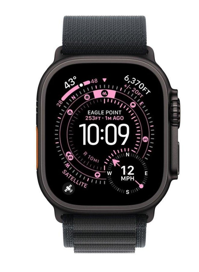 Apple 49mm Black Alpine Loop Medium Black Titanium Finish Black Titanium - Image 3