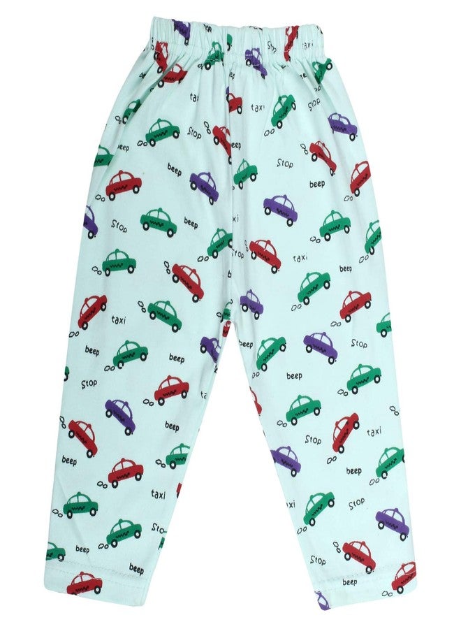 SEE FIT Cotton Pyjama/Legging Bottom/Lowers - Heart Print, Regular Fit Pants for Boys, Girls, Toddlers, Kids (1-2 Years) Multicolour - Image 3