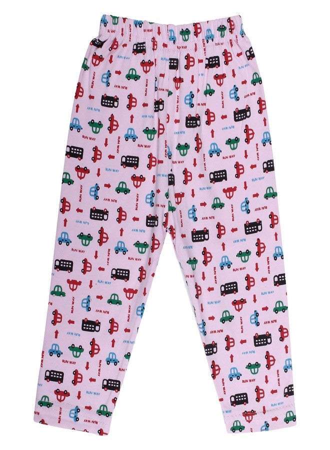 SEE FIT Cotton Pyjama/Legging Bottom/Lowers - Heart Print, Regular Fit Pants for Boys, Girls, Toddlers, Kids (1-2 Years) Multicolour - Image 2