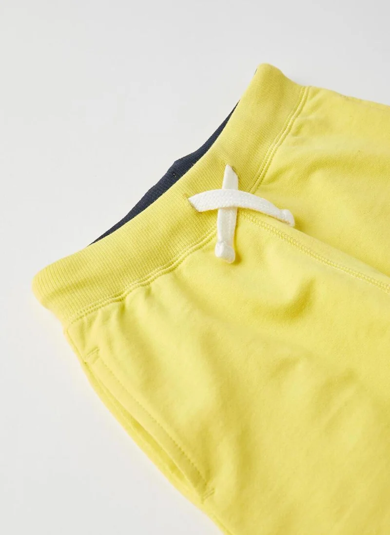 Zippy Sports Shorts for Boys, Yellow