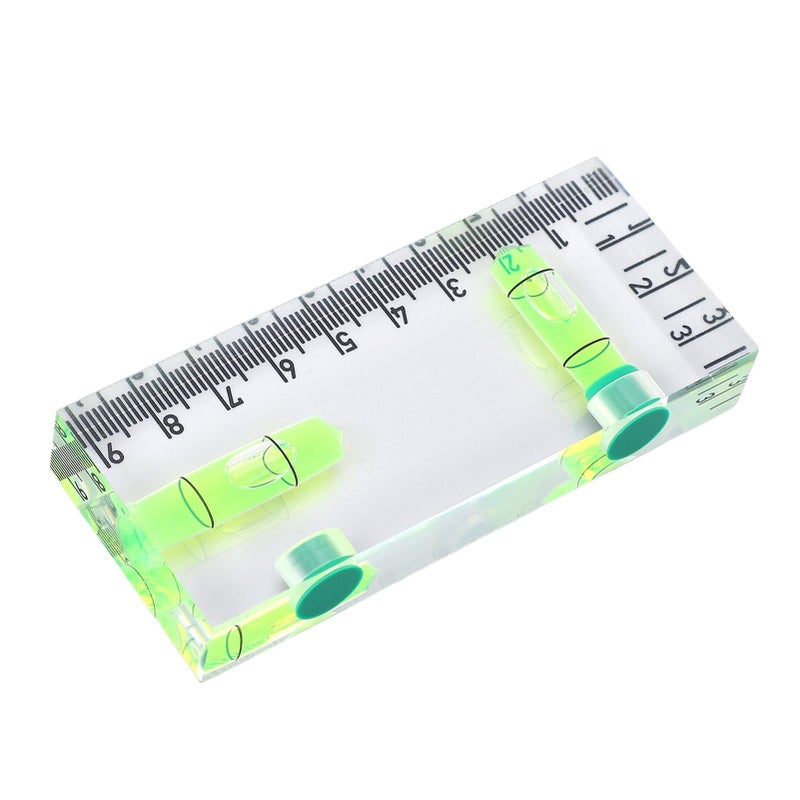 Magnetic Acrylic Horizontal Vertical Pocket Bubble Level With Strong Magnets For Home Decoration Construction Site - Image 4