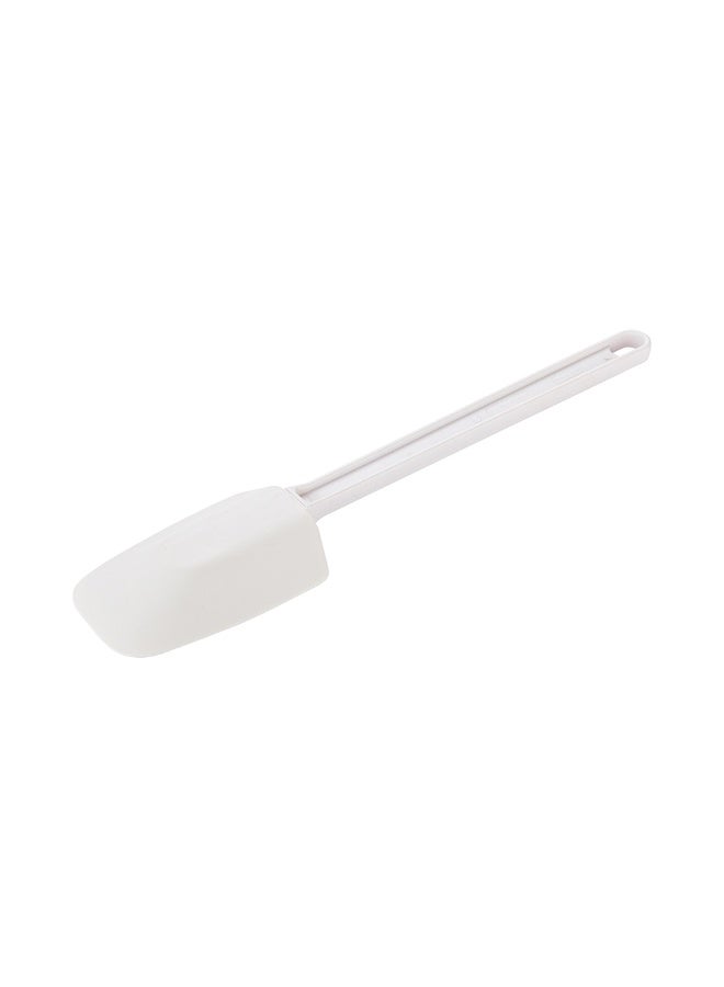 Restaurantware Met Lux 14 Inch Rubber Spatula, 1 Spoon Baking Spatula - Flexible, Dishwashable, White Rubber Cooking Spatula, Heat-Tolerant, Use For Mixing Or Scraping During Baking - Image 1