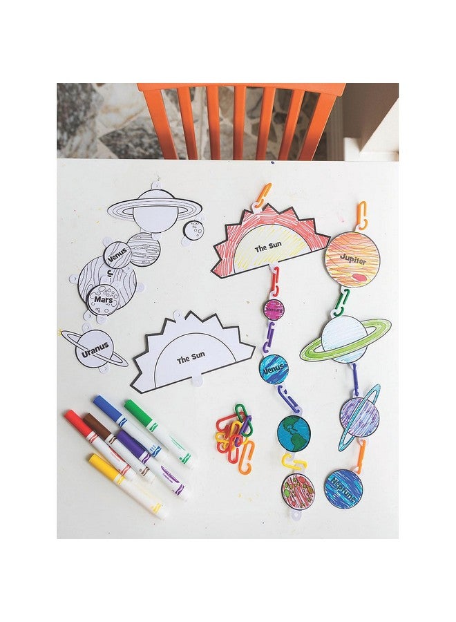 Fun Express Solar System Craft Kit - VBS Vacation Bible School Supplies/Decor- Educational and Learning Activities for Kids - 12 Pieces - Image 3