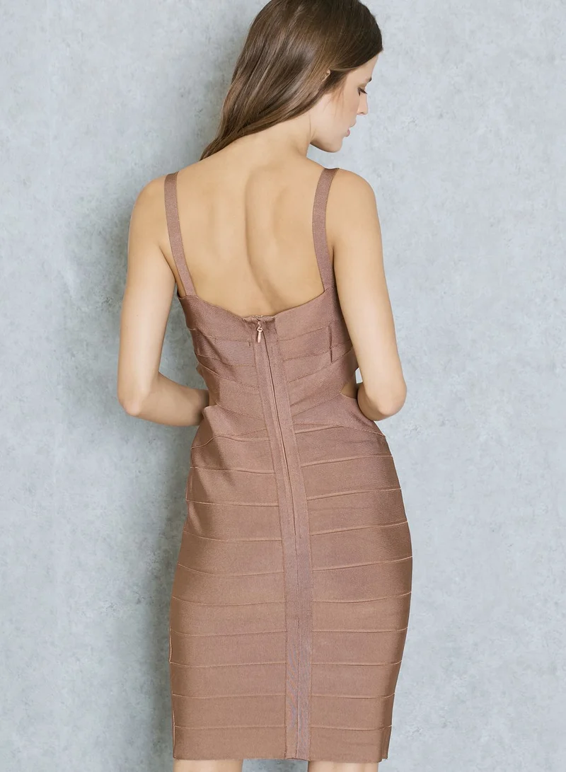 GLAMOROUS Cut Out Bodycon Dress