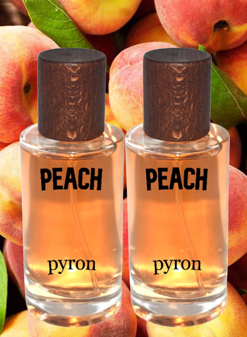 بيرون 2 قطع عطر الخوخ 50 مل EDP