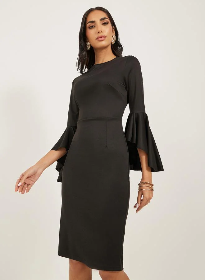 Take Two Bell Sleeve Dress