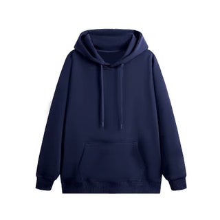 Solid Color Hooded fleece-lined Sweat Boys Trendy Brand Hong Kong Style Loose Casual All-match Top to Print LOGO navy blue - pzsku/ZD6BC661ABDFE7B2D7783Z/45/1746073317/2bad852a-c54e-476b-9096-20bc74fd408e