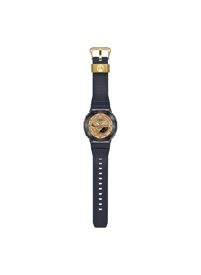 جي شوك ساعة للرجال توقيع روي هاتشيمورا ، تناظرية ورقمية، مع رابط للهواتف الذكية - GBM-2100RH-1ADR - Image 5