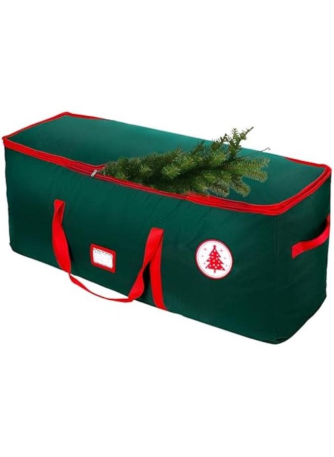 Generic Large Christmas Tree Storage Bag, Fits Up to 7.5 ft Artificial Disassembled Trees with Durable Handles, Sleek Dual Zipper & Tag Card, Waterproof Tear-proof Holiday Xmas Bags Box for Years Use  - Image 1