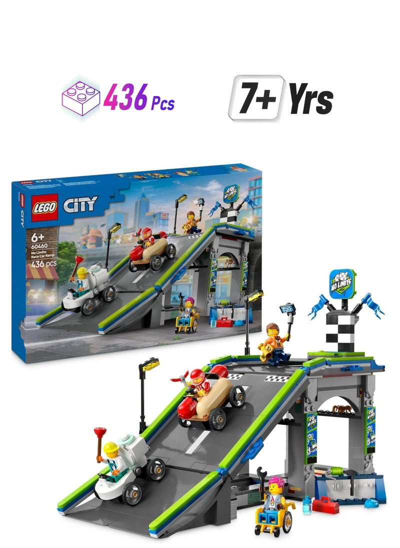 LEGO LEGO No Limits Race Car Ramp Track Set - Building Toys 60460  - Image 1