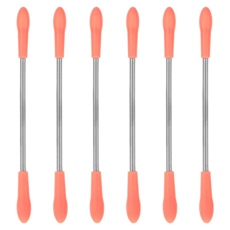 Molain 6 Pieces Facial Hair Remover Spring Eyebrow Face Epilator Coil Portable Hair Remover Spring Threading Tool Hair Remover Spring Epilator for Women Chin Cheek Mustache Upper Lip - Image 1