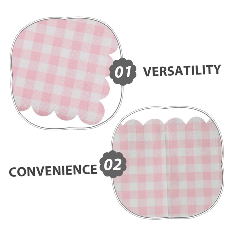 40 Pieces Elegant Napkins For Wedding Birthday Shower Party Easy Cleanup - Image 4