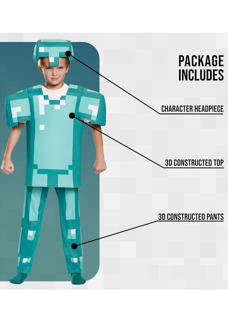 Armor Deluxe Minecraft Costume Blue - Image 3