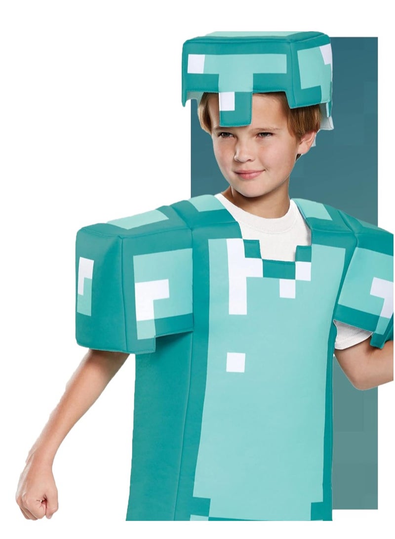 Armor Deluxe Minecraft Costume Blue - Image 5