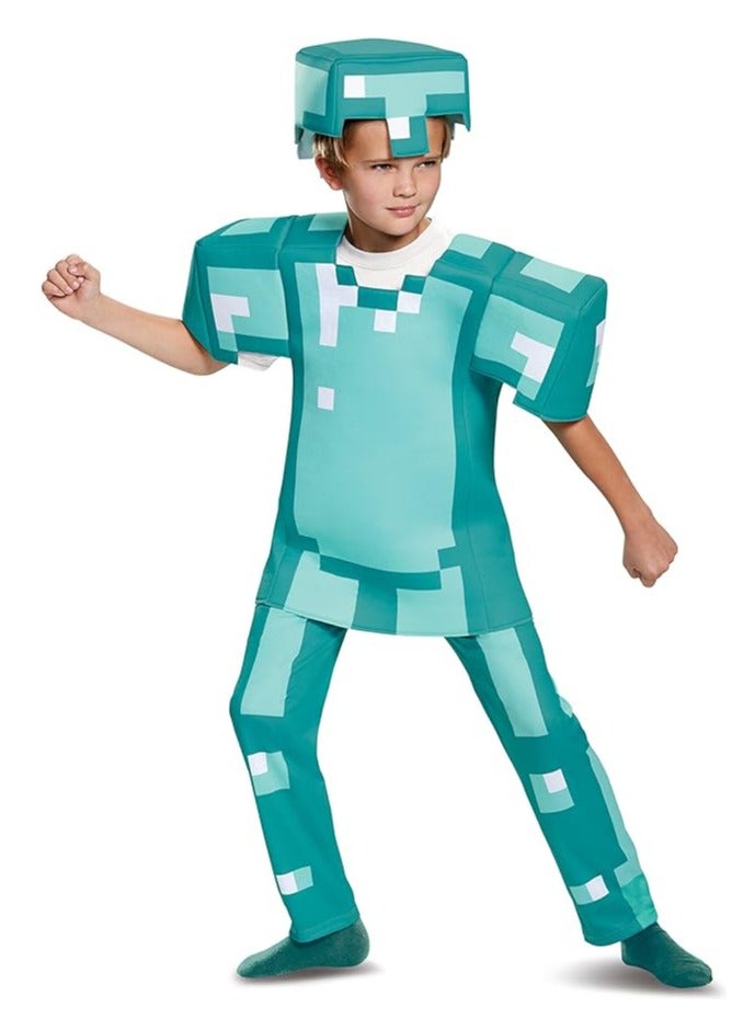 Armor Deluxe Minecraft Costume Blue - Image 1