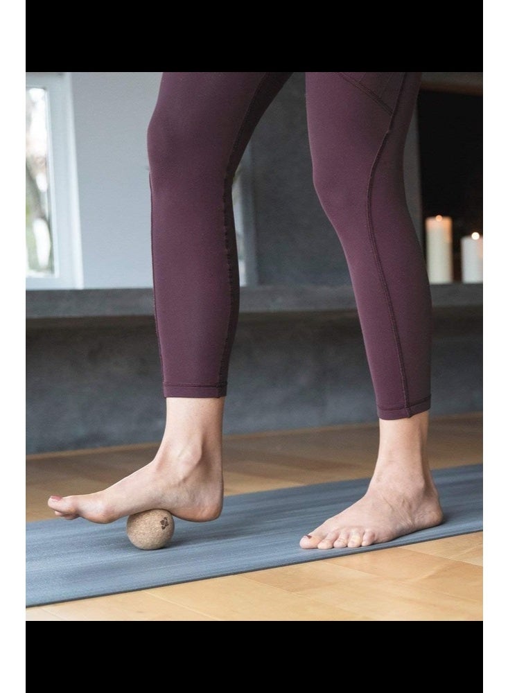 HALFMOON Yoga Natural Cork Massage Ball Trio - Allows Different Levels of Intensity and Muscle Targeting - Image 2