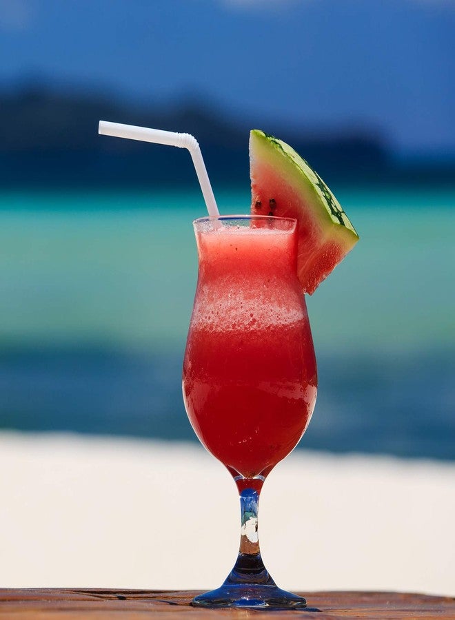 ALINK 500-Pack White Flexible Plastic Drinking Straws, Solid White Disposable Bendy Straws, 7.75 inch Long - Image 4